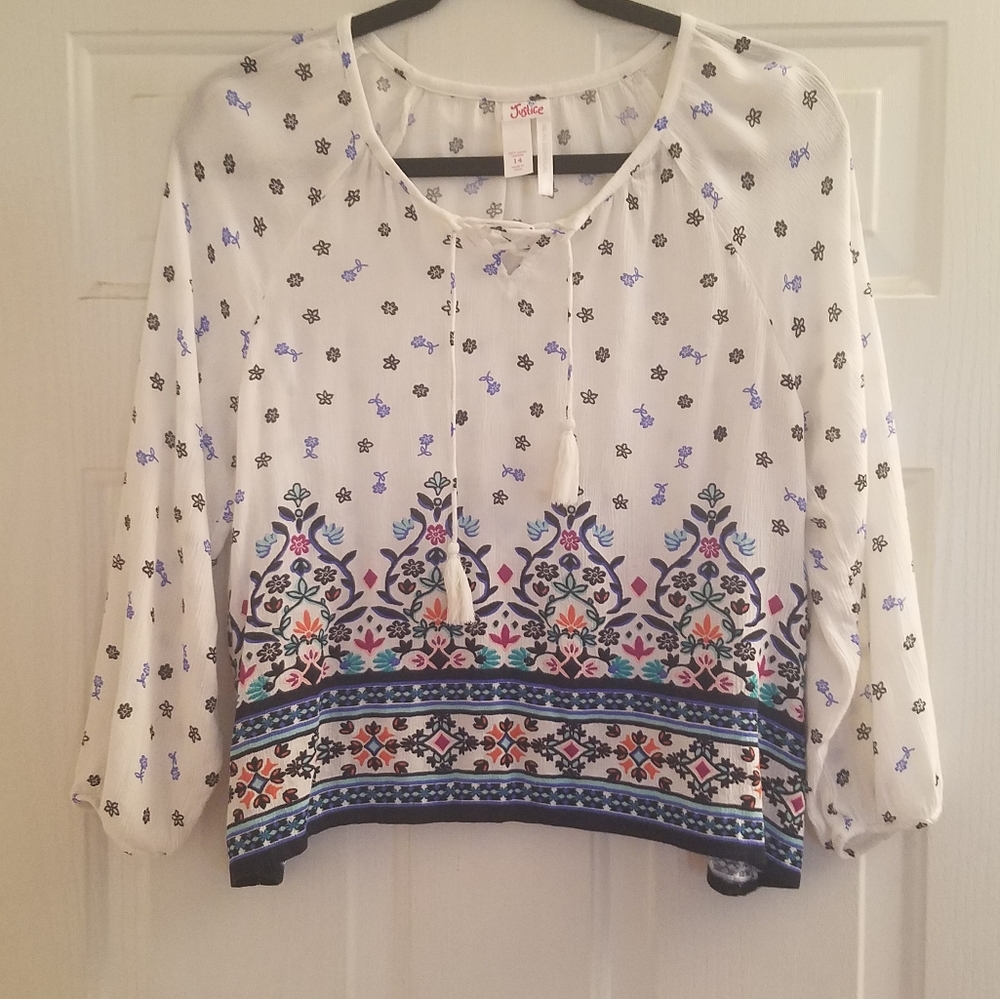 Justice Blouse Size 14